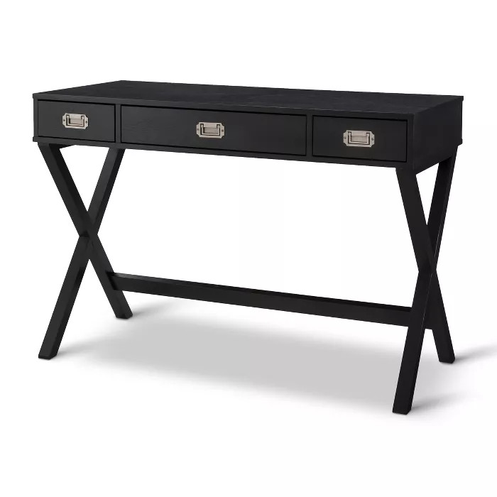 Campaign Wood Writing Desk with Drawers - Threshold™ | Target