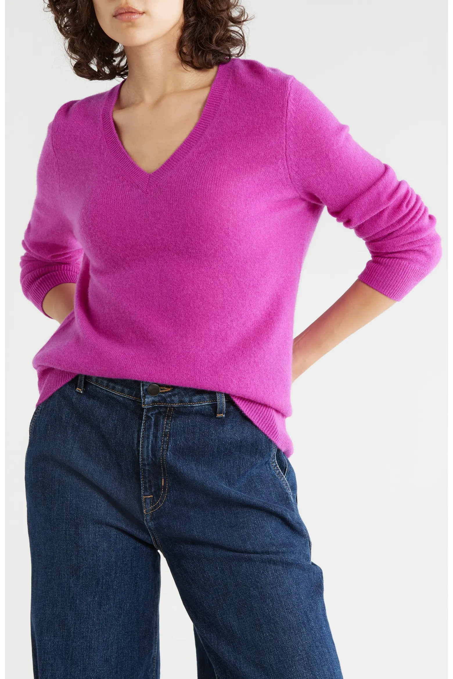Nordstrom Cashmere V-Neck Sweater (Women) | Nordstromrack | Nordstrom Rack