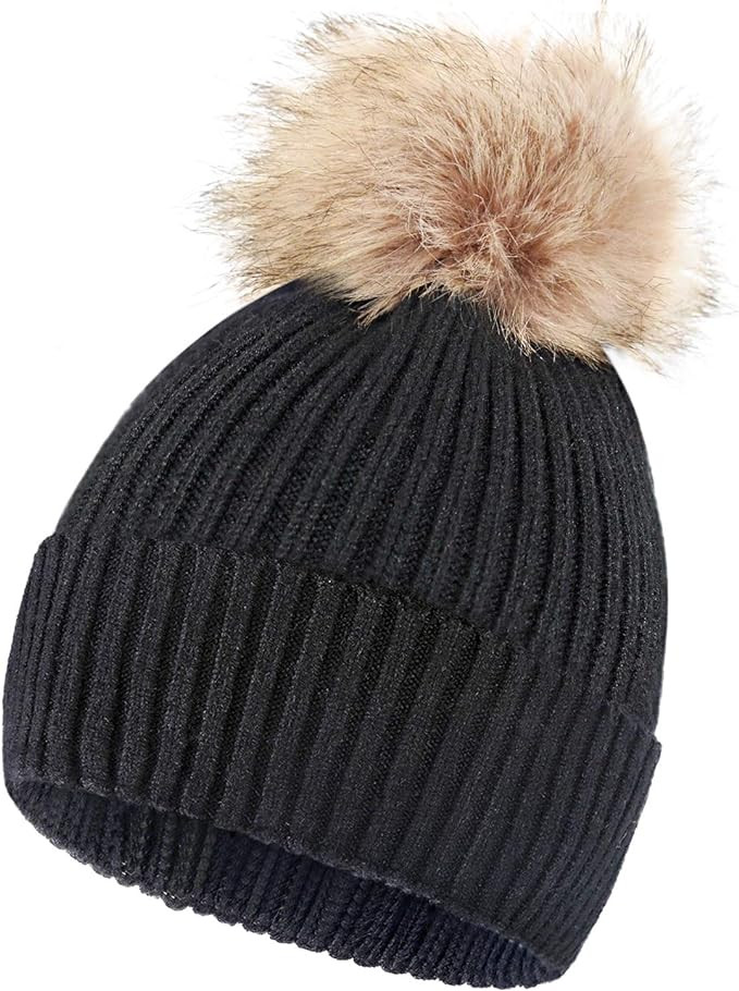Langwolf Baby Winter Hat Infant Kids Toddler Knit Warm Cap Boys Girls Beanies | Amazon (US)