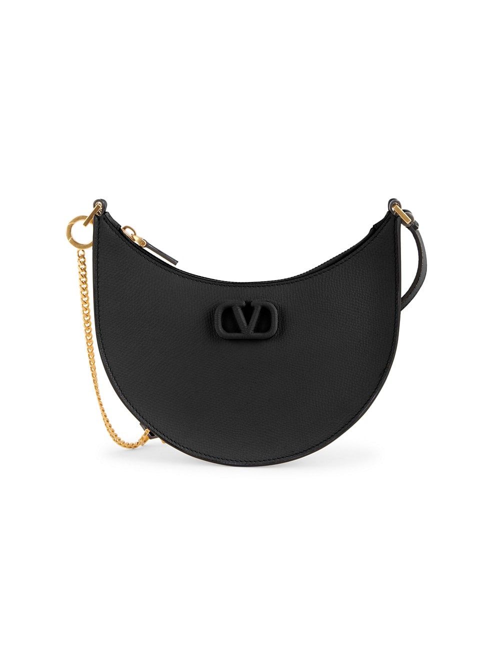 Valentino Garavani Mini Vlogo Leather Hobo Bag | Saks Fifth Avenue