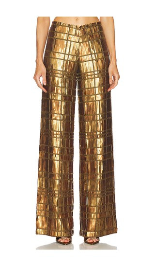 Zano Sequin Pant in Bronze | Revolve Clothing (Global)