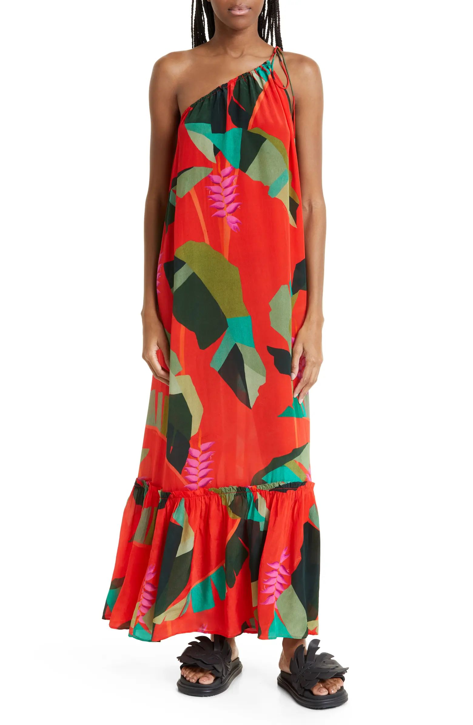 Heliconia One-Shoulder Maxi Dress | Nordstrom