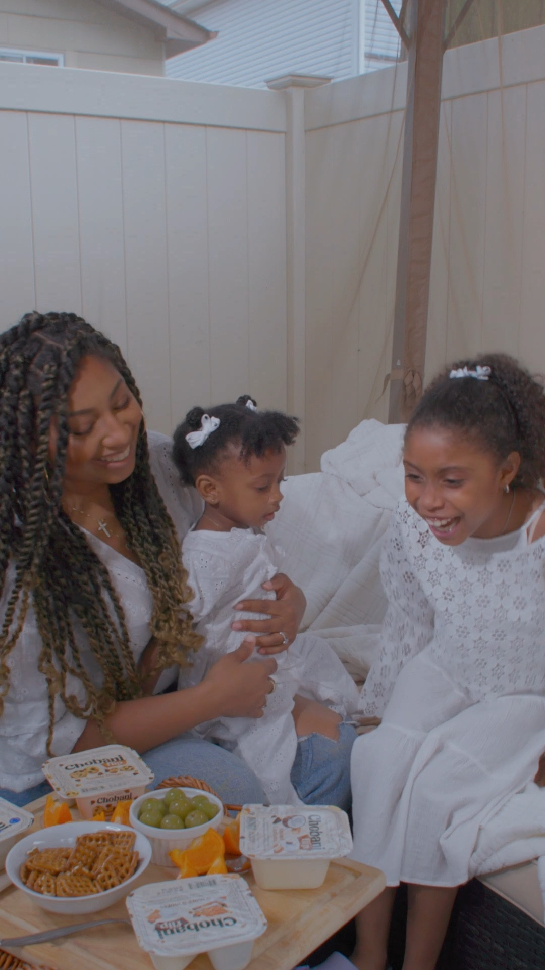 #ad Rainy days call for picnics in the gazebo with my girls! I love doing fun activities with my niece, Taylor and with Temple. I promised them a day at the park but the rain had other plans so I planned a cute picnic with some of their favorite snacks. @Chobani Flip Greek Yogurt is always a win and has been one of my favorites for years! So I gathered the girls, grabbed a spoon, and dove into the deliciousness. It's literally the perfect breakfast, snack or dessert for the whole crew! 😋❤️ The fun flavors are perfect for a sweet treat that feels like dessert. Taylor and Temple loved the Chobani Flip Cookie Dough and Cookies ‘n Cream flavors. I love that they  are packed with protein so it’s also a great snack for my fitness goals. I like to mix the Chobani Flip Almond Coco Loco, put a dollop on parchment paper and toss them in the freezer, such a great summer snack. Find #Chobani Flip at your nearest @Target store and don't forget to check out my LTK for all your snacking needs! Let's make every moment a tasty adventure! #Target #TargetPartner 



#LTKkids #LTKFitness #LTKfamily