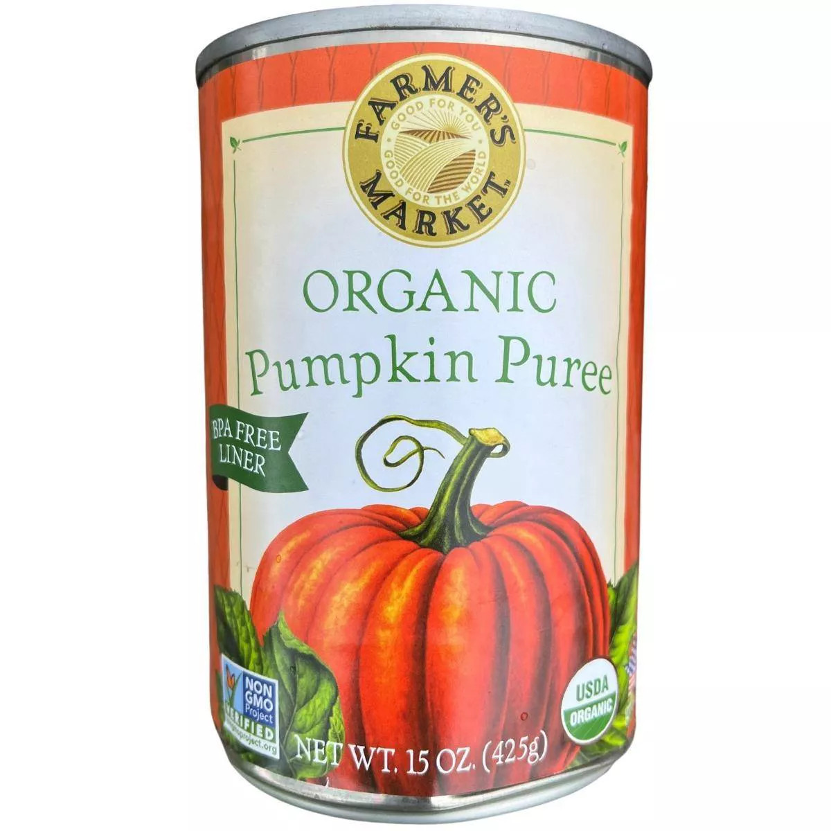 Farmer's Market Foods Organic Canned Pumpkin Puree - 15oz | Target