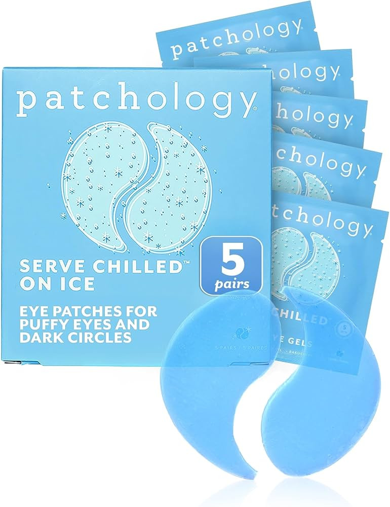 Patchology Iced Cooling Under Eye Patches for Puffy Eyes, Dark Circles & Wrinkles, Undereye Gel P... | Amazon (US)