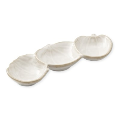 Sculptural Pumpkin Triple Condiment Dish | Williams-Sonoma