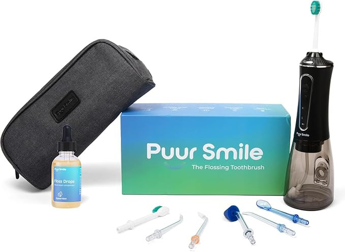 Complete Oral Kit - Dental Care Treatment | Water Flosser + Floss Drop Serum + Replacement Tips | Amazon (US)