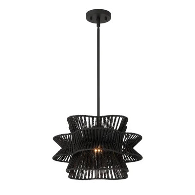 Towne 1 - Light Dimmable Woven Rope Pendant | Wayfair North America