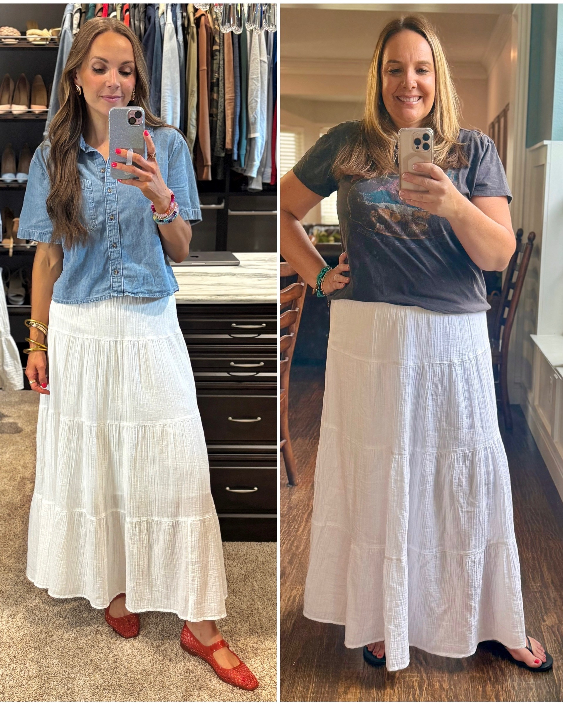 Wednesday Twinning
Featuring @Target white flowy skirt
I am in a XS and Kristy is in a L 

 

#LTKMidsize #LTKFindsUnder50 #LTKStyleTip
