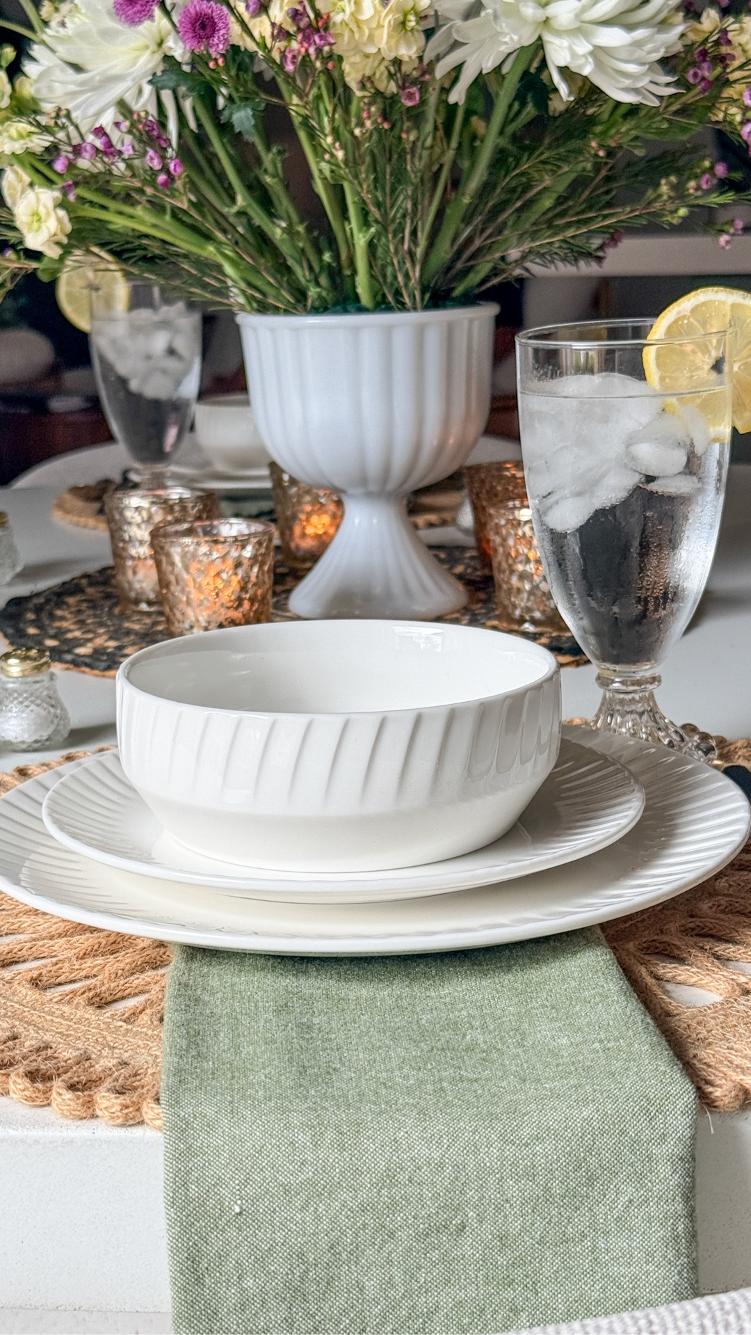 Summer entertaining is so much easier when the table feels effortless and beautiful. 🤍 

The @Hernest _official white fluted dishes are the perfect finishing touch—classic, textured, and made for everything from fresh salads to dessert by the patio. I love how they make even the simplest spread feel special.

If you’re hosting this season, these are such a pretty staple to have on hand!

#LTKSeasonal #LTKHome #LTKSaleAlert