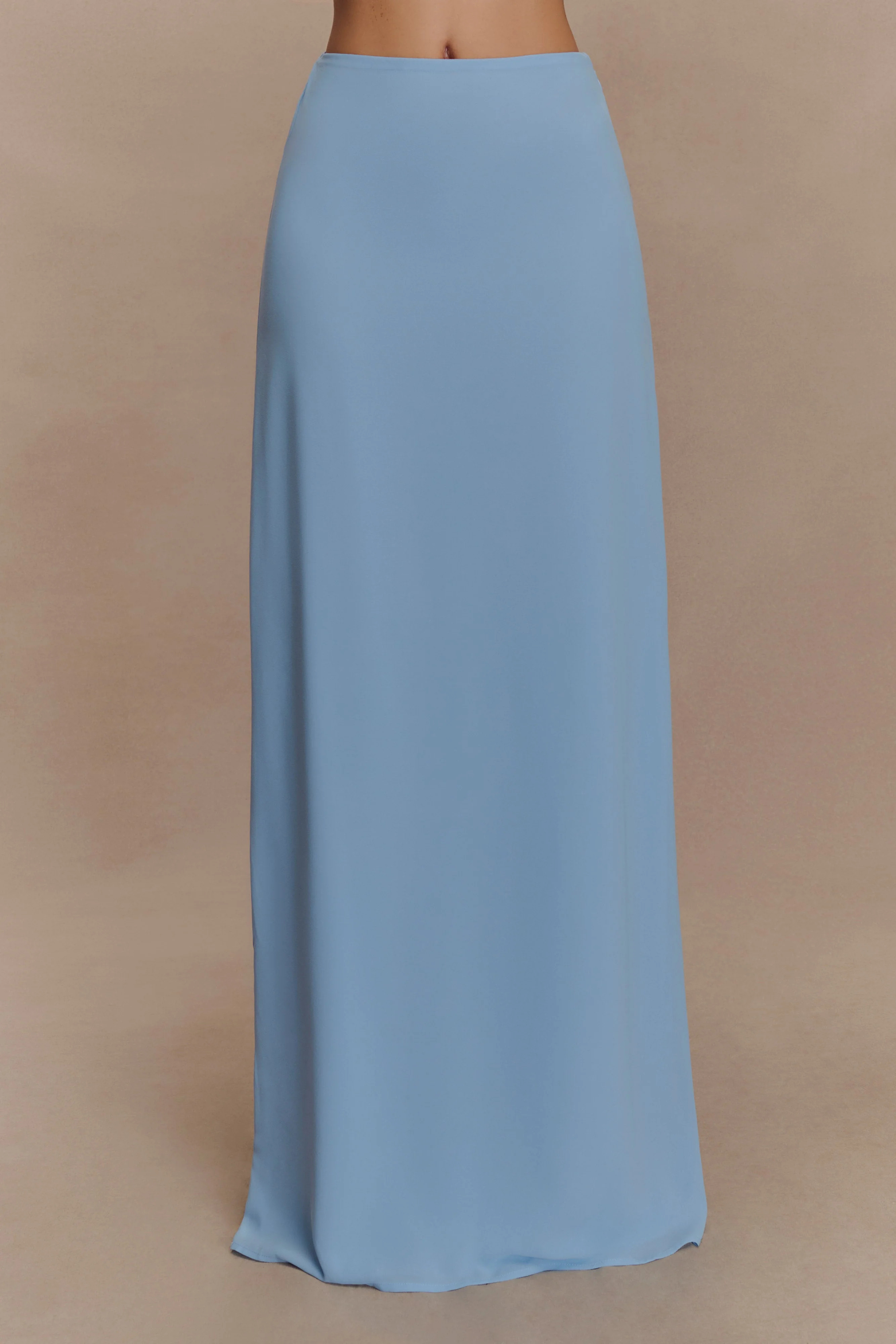 Katalina Chiffon Maxi Skirt - Sky Blue | Meshki UK