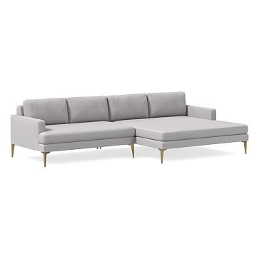 Andes Double Wide Chaise Sectional | West Elm (US)