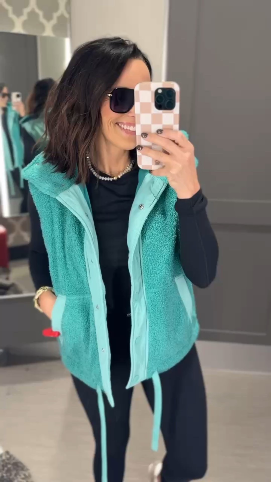 It’s vest season y’all!!
This oversized faux fur vest from Target is the piece you’ll wear over and over this fall and winter. Perfect for running errands, school drop off, traveling, working out, and more. Super warm and comfortable!

Women’s vest, cozy vibes, travel look, casual style, Target style, VintagePickin



#LTKootd #LTKFindsUnder50 #LTKStyleTip