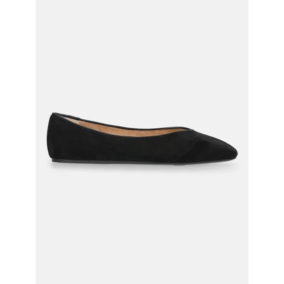 Scenario Women's Faux Suede Ballet Flats | Walmart (US)
