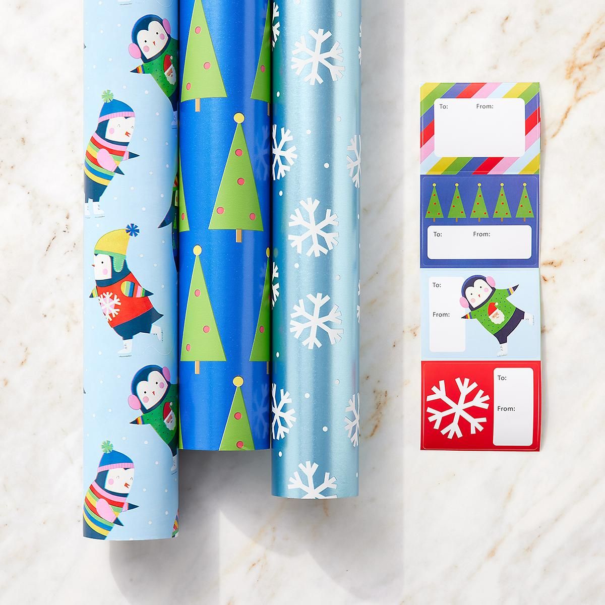 Holiday Innocence Gift Wrap Set | The Container Store