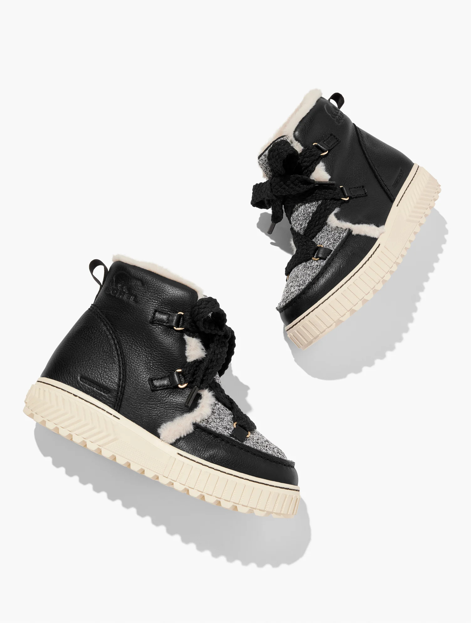 Sorel Ona Aveâ¢ Alpine Waterproof Boots - Black/Chalk - 5 1/2 M Talbots | Talbots