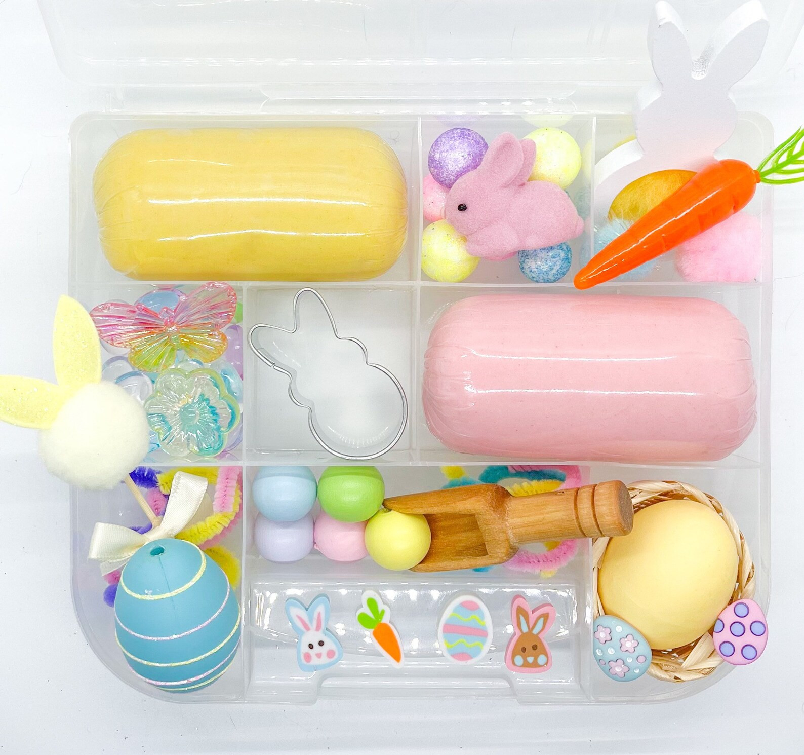 Easter Spring Playdough Kit, Sensory Box, Playdough Kit, Play Doh Kit, Busy Box, Kids Easter Gift | Etsy (US)