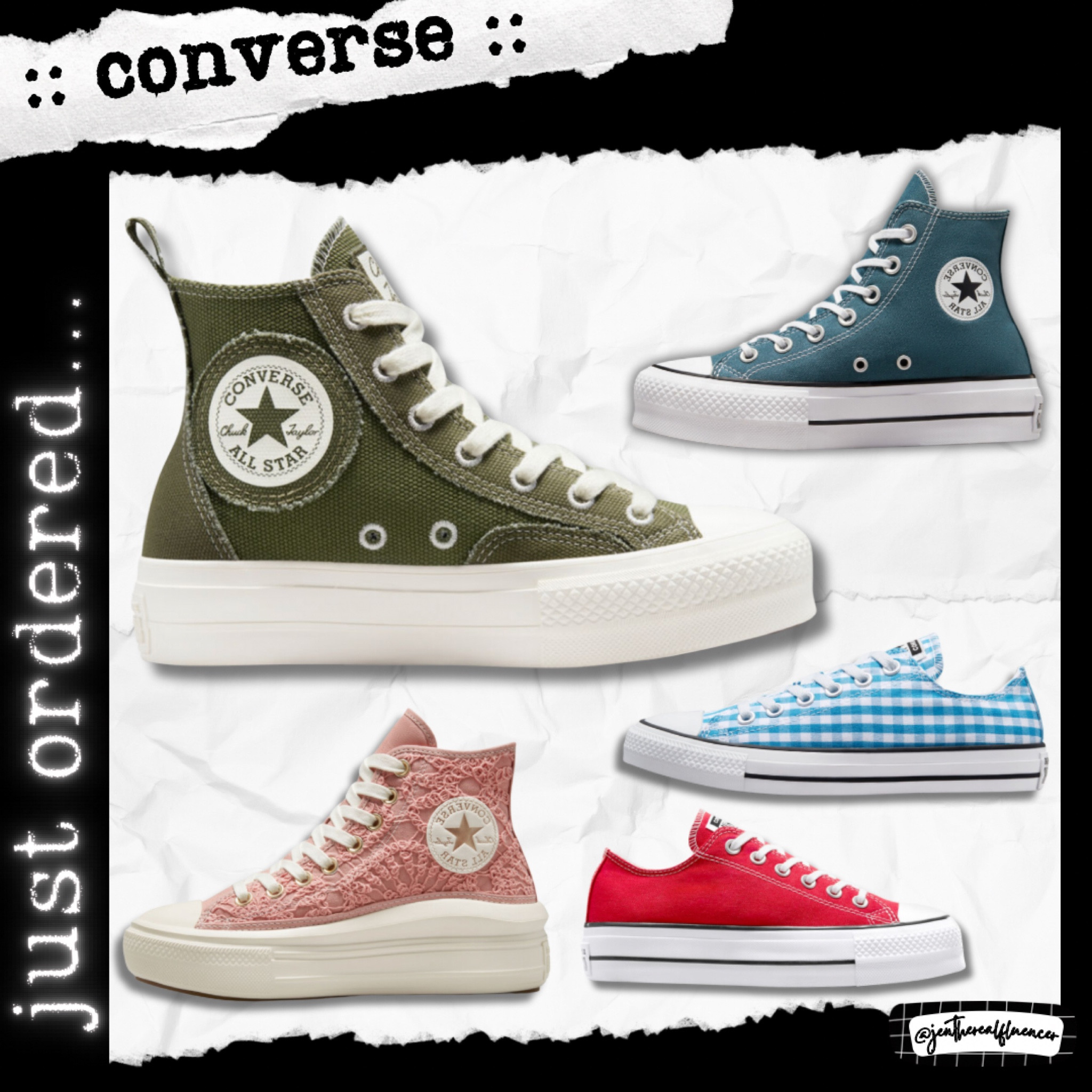 Chuck Taylor All Star Gingham curated on LTK