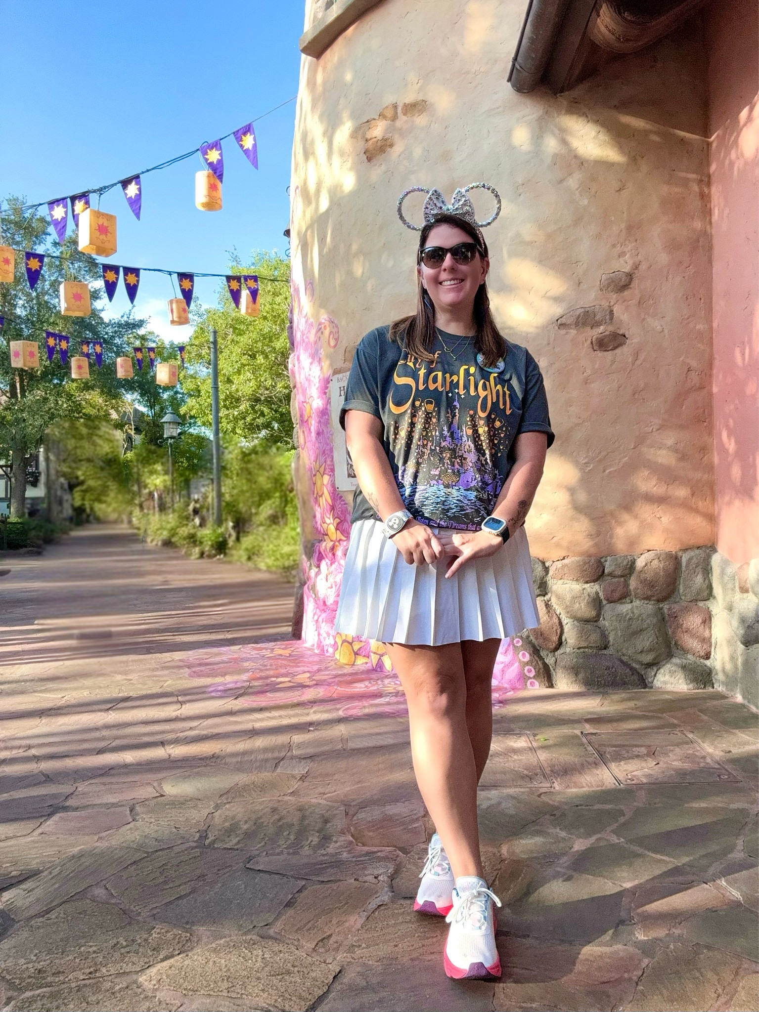 The perfect tee for all of my Disney and ACOTAR lovers! The tee is from The Lost Bro’s and is so perfect! The tee is meant to be oversized, so stick to your normal size! The skirt and sneakers also run TTS! 

#LTKMidsize #LTKTravel #LTKStyleTip