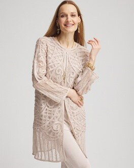 Travelers™ Collection Embroidered Lace  Jacket | Chico's