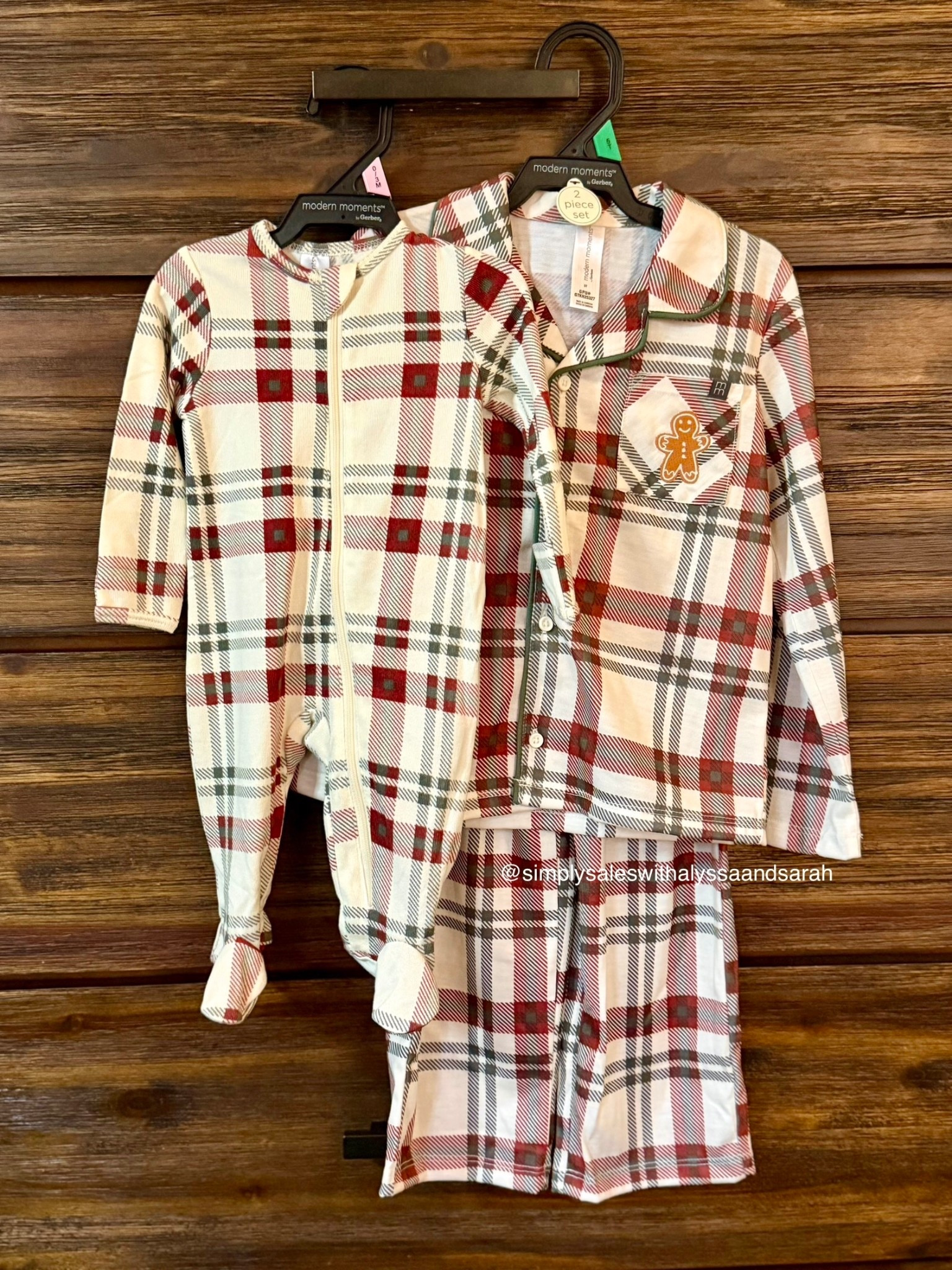 My 4th baby and my 3rd baby will be matching in these Modern Moments by Gerber Christmas PJs 🎄 The button-down with the little gingerbread pocket couldn’t be any cuter! Only wish they went higher than 5T because they’re so good. The baby just needs to gain a pound and the 3-month size will fit 🥹 they grow so fast.
Only at Walmart. #ModernMoments @walmartstyle #walmartfashion 

#LTKKids #LTKBaby #LTKHoliday