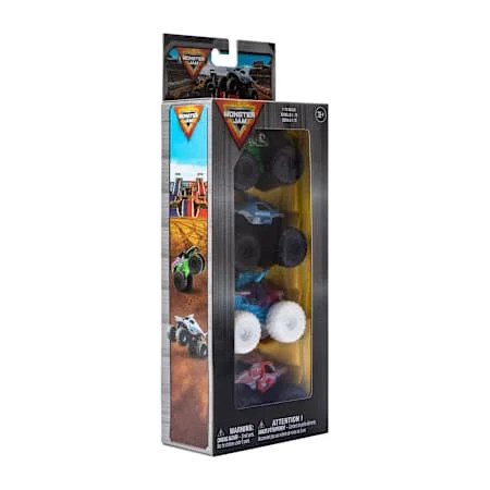 Monster Jam 4-Pack  1:72 Scale  Monster Truck Set | Walmart (US)