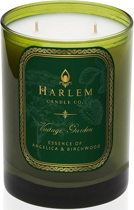HARLEM CANDLE CO. Vintage Garden - Luxury Scented Soy Candle, 11 oz - 80-Hour Burn Time | Wild Be... | Amazon (US)