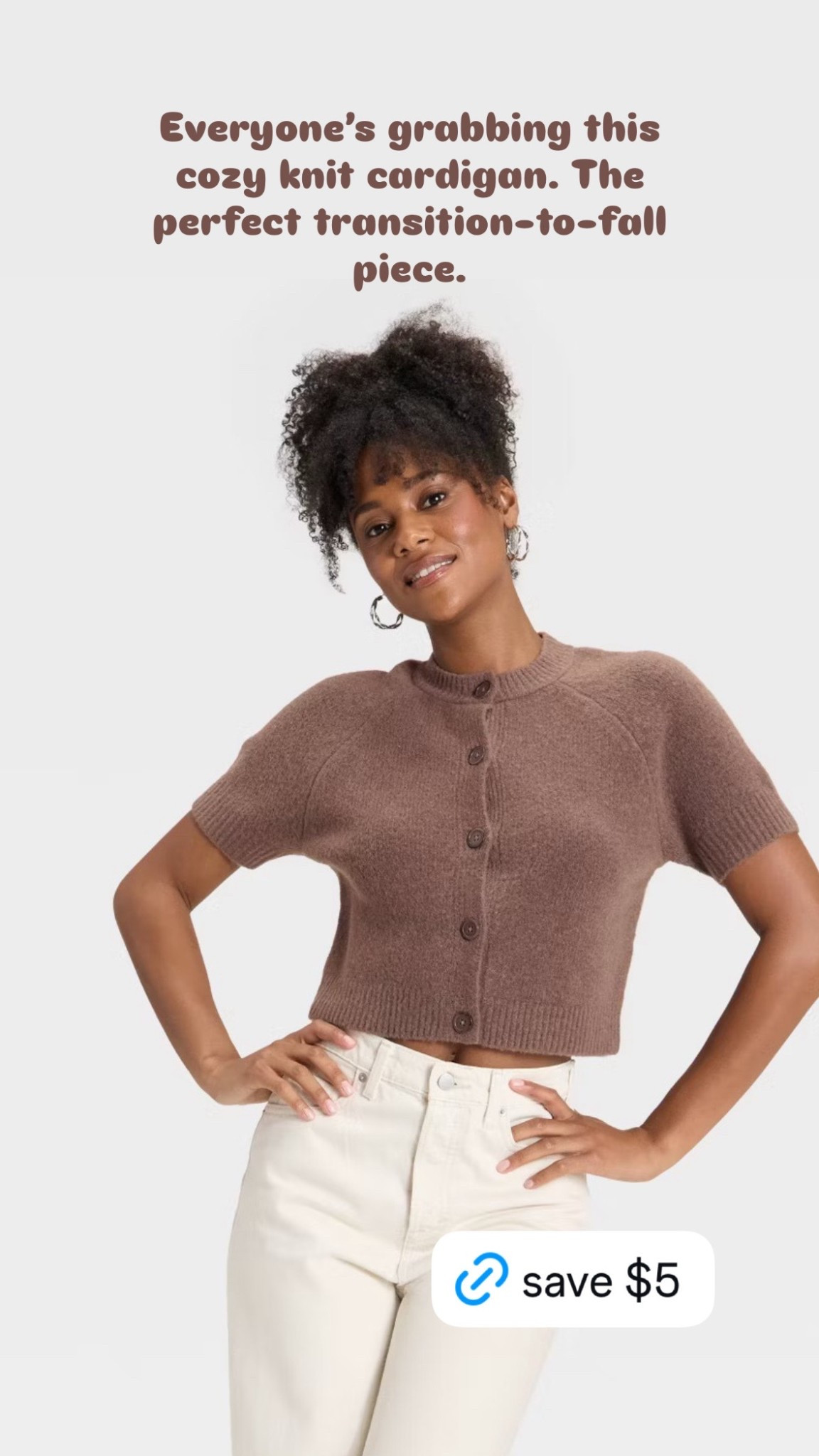 Everyone’s grabbing this cozy knit cardigan 🍂 The perfect transition-to-fall piece—soft, comfy, and so easy to style 🙌 Pair it with jeans, leggings, or even a dress and you’re set for sweater weather! 🤎✨ 

#target

#LTKSeasonal #LTKSaleAlert #LTKFallSale