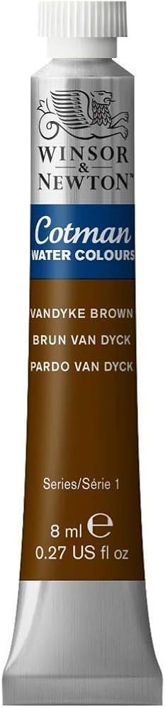 Winsor & Newton Cotman Watercolor Paint, 8ml (0.27-oz) Tube, Vandyke Brown | Amazon (US)