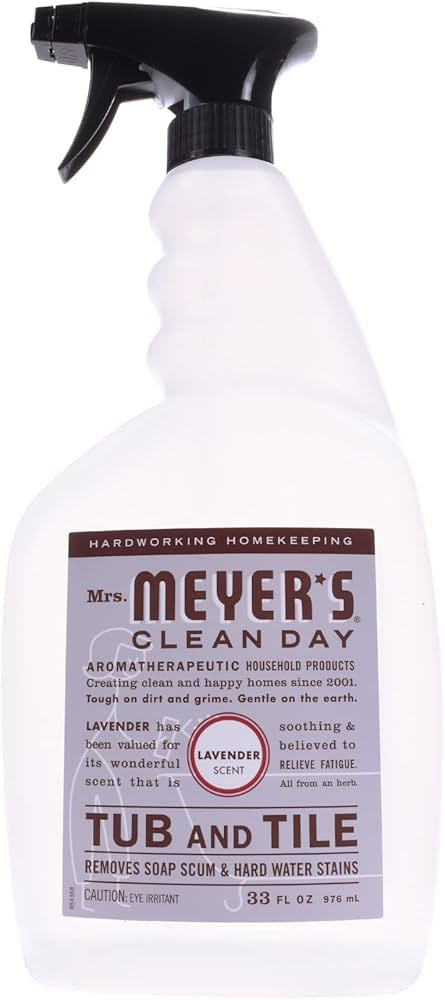 MRS. MEYER'S CLEAN DAY Tub and Tile Cleaner, Lavender, 33 Fluid Ounce | Amazon (US)