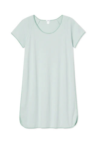 Pima Nightgown in Parisian Green | Lake Pajamas
