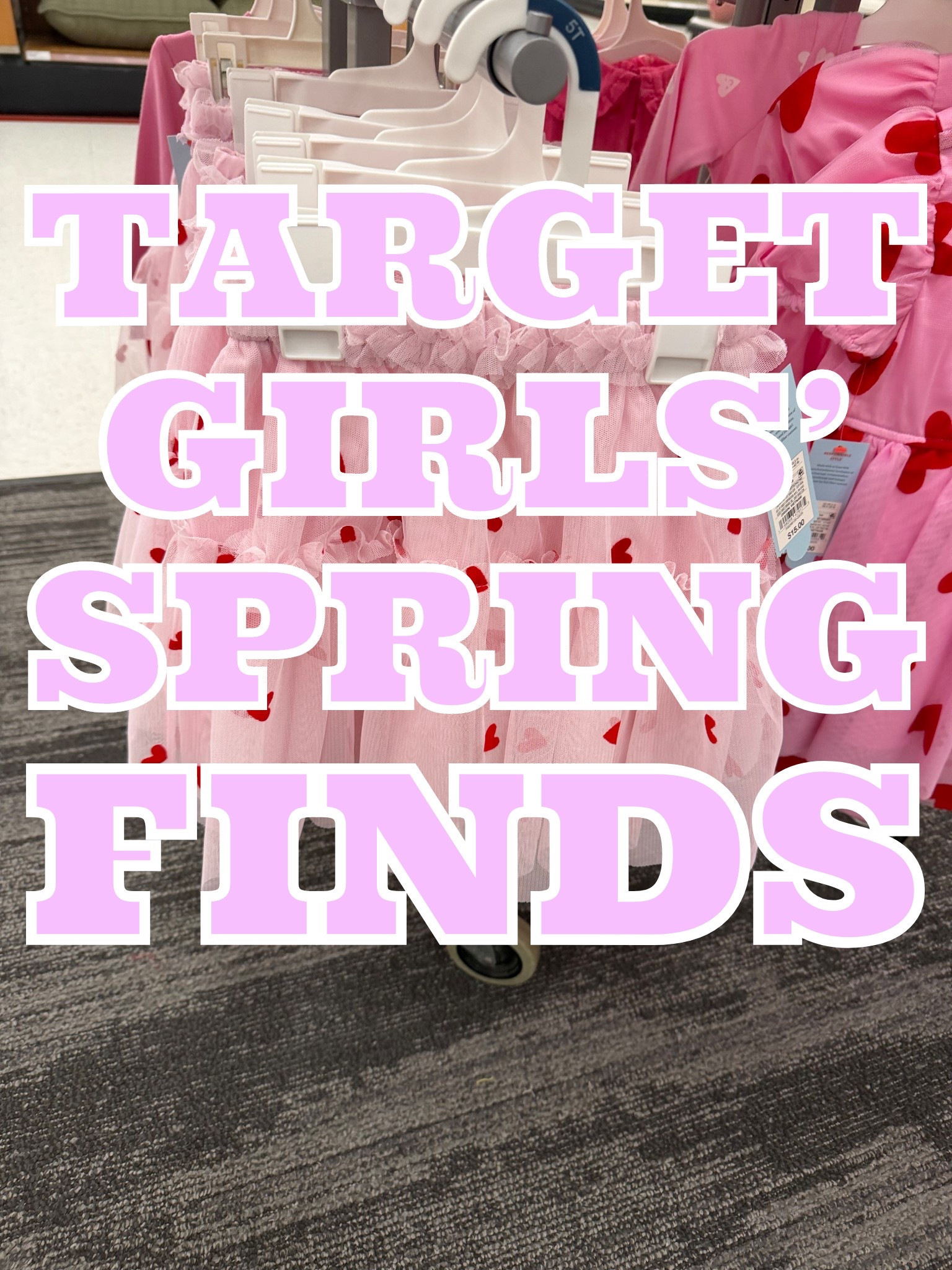 Made our way around target to find the cutest valentines/spring clothes for girls✨

Dressupbuttercup.com #dressupbuttercup #dederaad 

#LTKmomlife #LTKdayinmylife #LTKKids