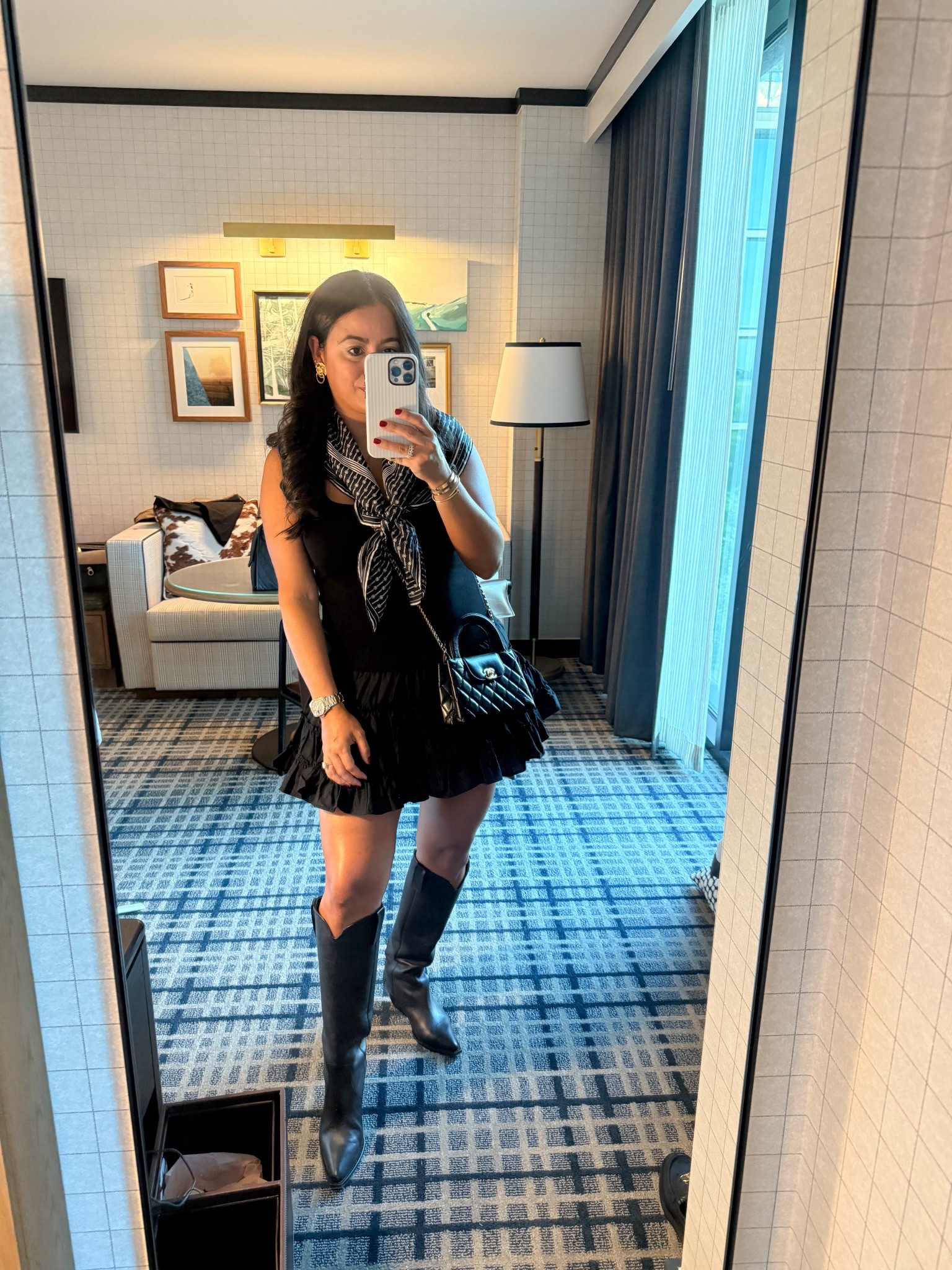 LTK con night 2 cocktail hour with quince! Wearing this cute under $50 dress!! You can dress it up or down! 

#LTKFindsUnder50 #LTKCon #LTKStyleTip