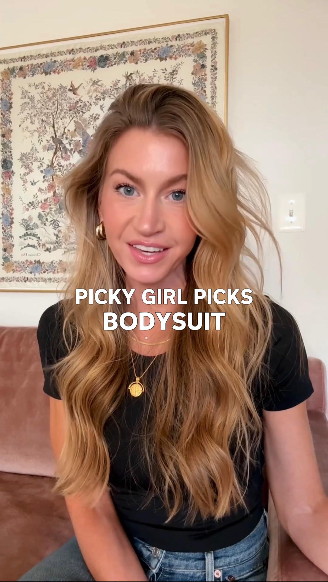 A bodysuit picky girl approved! This bodysuit is lined and not see-through, and plenty long to snap comfortably. It runs slightly small so size up if in between sizes. I’m wearing a small.

High rise mid rinse, straight leg denim: TTS, wearing a 25

(Black bodysuit, cigarette jeans, gold coin necklace, gold hoop earrings) 

#LTKgrwm #LTKootd #LTKSeasonal