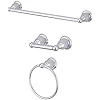 Kingston Brass BAK175148C Heritage 3-Piece Bathroom Accessory Set 24"L Polished Chrome | Amazon (US)