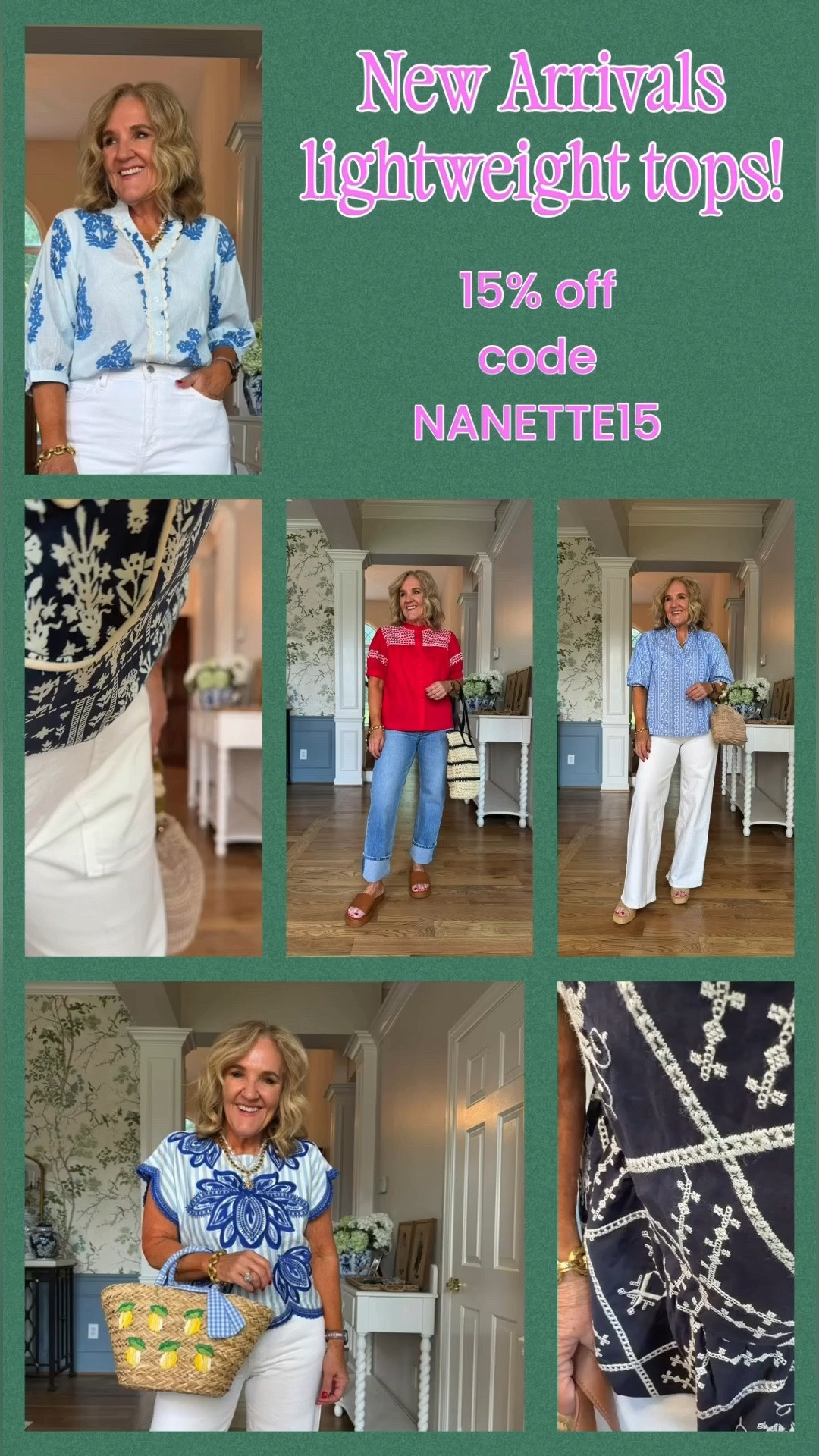 Avara tops wearing a medium in all tops and dresses. All the jeans are avara too. Wearing a 29 in those 

Business casual summer casual

#LTKOver40 #LTKootd #LTKWorkwear