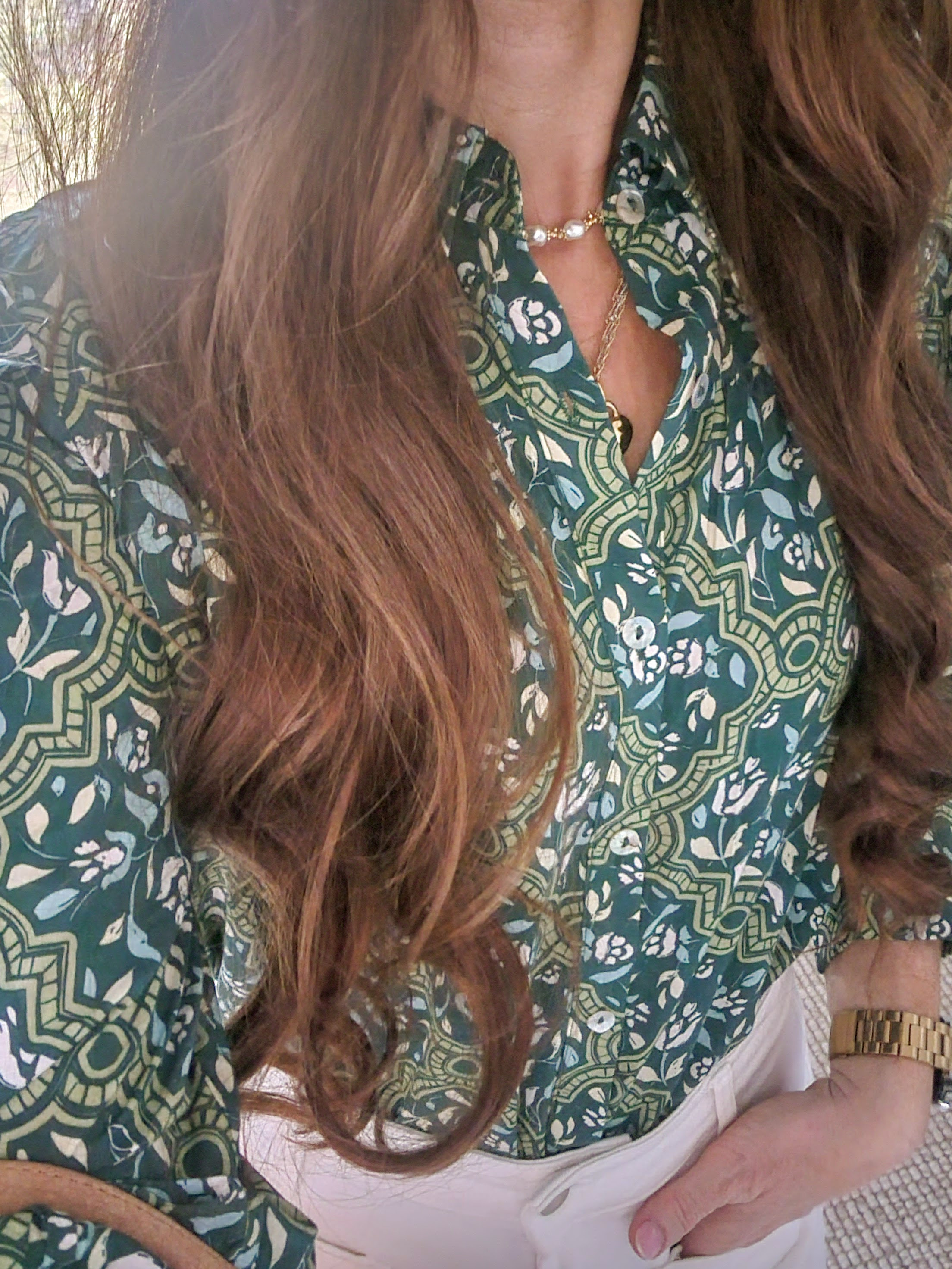 Love a good printed blouse 💚 such an easy way to add interest to a simple outfit.
Paired with neutrals and a few layered pieces — effortless but still put together.
Linked this and similar styles.

#ltkstyle #ltkit #ltkfashion #ltkfinds #printedblouse #greenoutfit #everydaystyle #effortlessstyle #classicstyle #femininefashion #neutralstyle #elevatedbasics #simpleoutfit #casualchic #wardrobestaples #timelessstyle #over40style #over50style #midlifefashion #outfitinspo #ootd #ltkunder100 

 #LTKdayinmylife #LTKgrwm #LTKootd