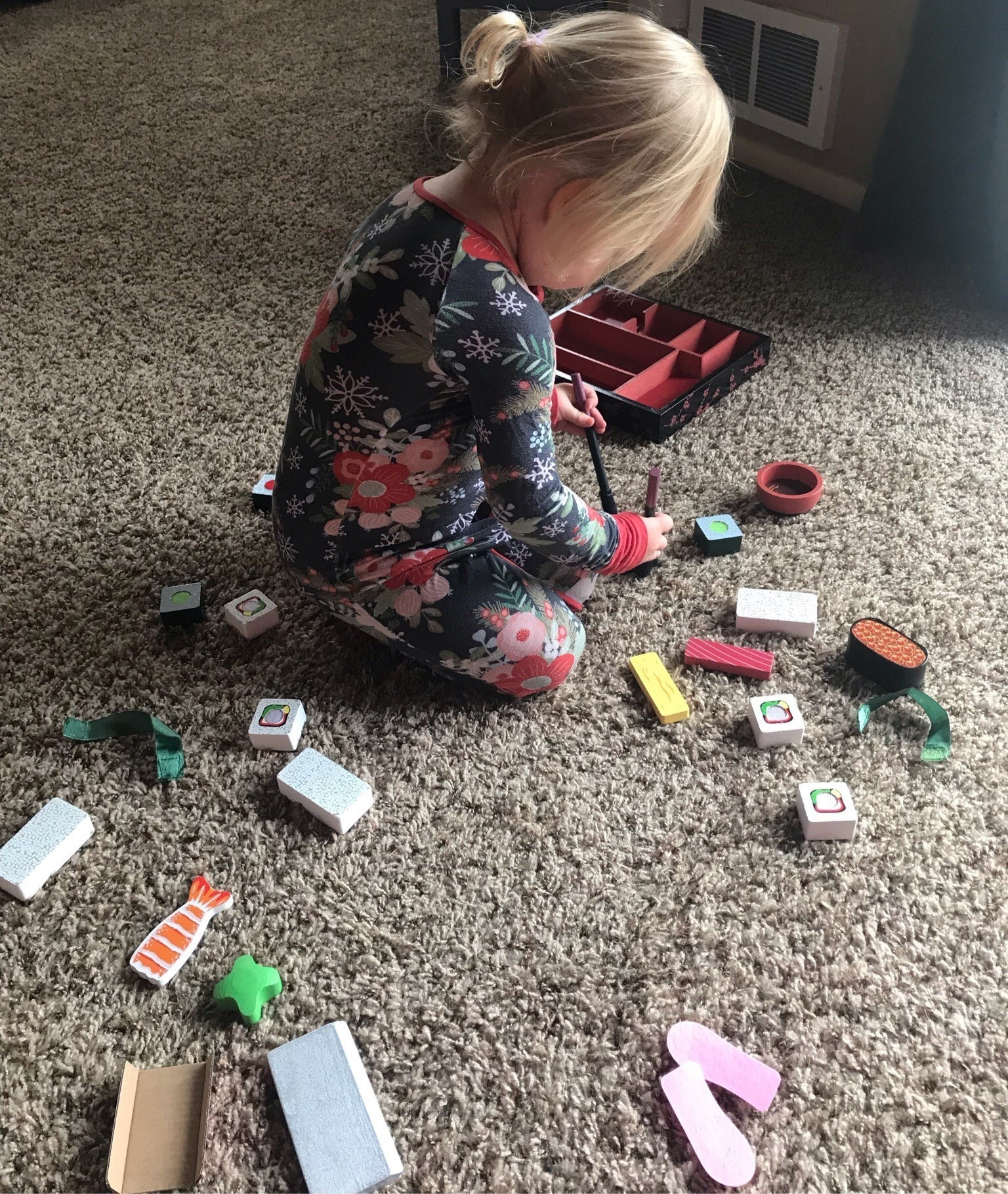These wooden sushi pieces are perfect for imaginative play 🍣✨ Such a fun pretend-play set for little chefs in the making and great for encouraging creativity and role play. A favorite in our play kitchen!

#LTKKids #PretendPlay #ImaginativePlay #WoodenToys #PlayKitchen #LittleChef #KidsToys #ToyFavorites #MontessoriInspired #ScreenFreePlay #CreativeKids #GiftIdeasForKids

#LTKSaleAlert #LTKKids #LTKFindsUnder50