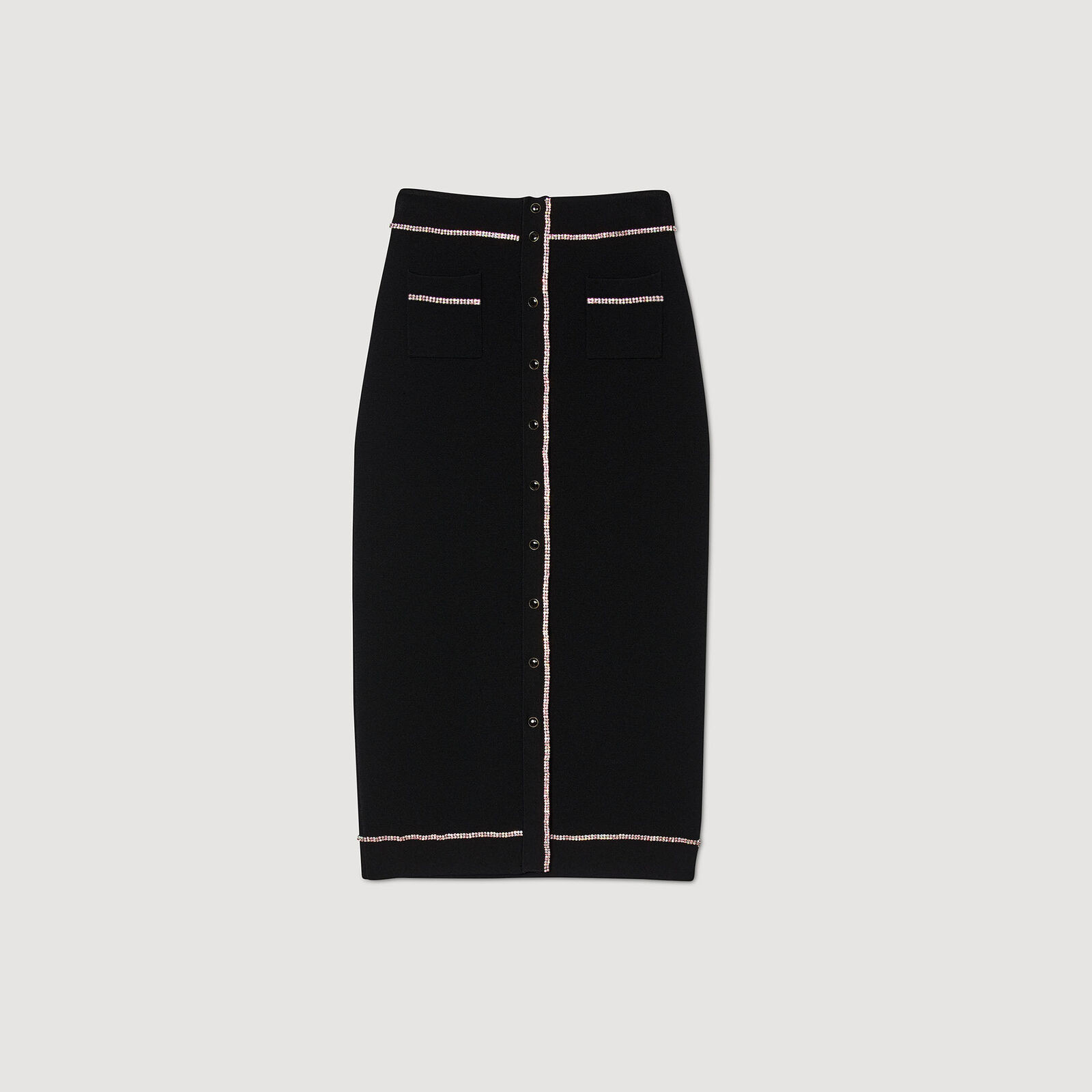 Rhinestone midi skirt | Sandro US | Sandro-Paris US