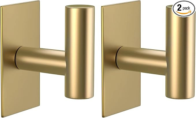 VAEHOLD Wall Towel Hooks, Heavy Duty Sticky Holder Waterproof Towel Hooks for Hanging Coat, Cloth... | Amazon (US)