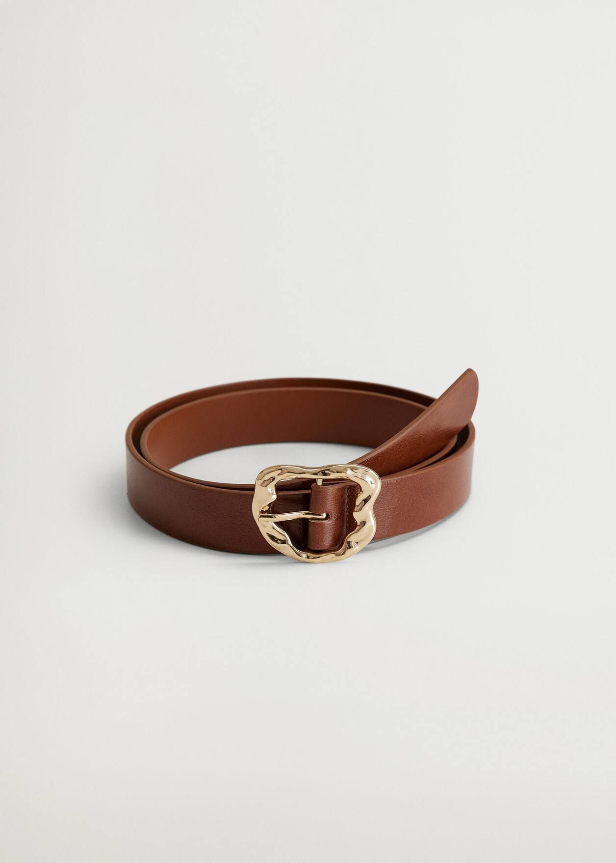 Metal buckle belt | MANGO (US)