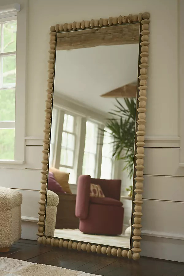Hudson Wooden Mirror | Anthropologie (US)