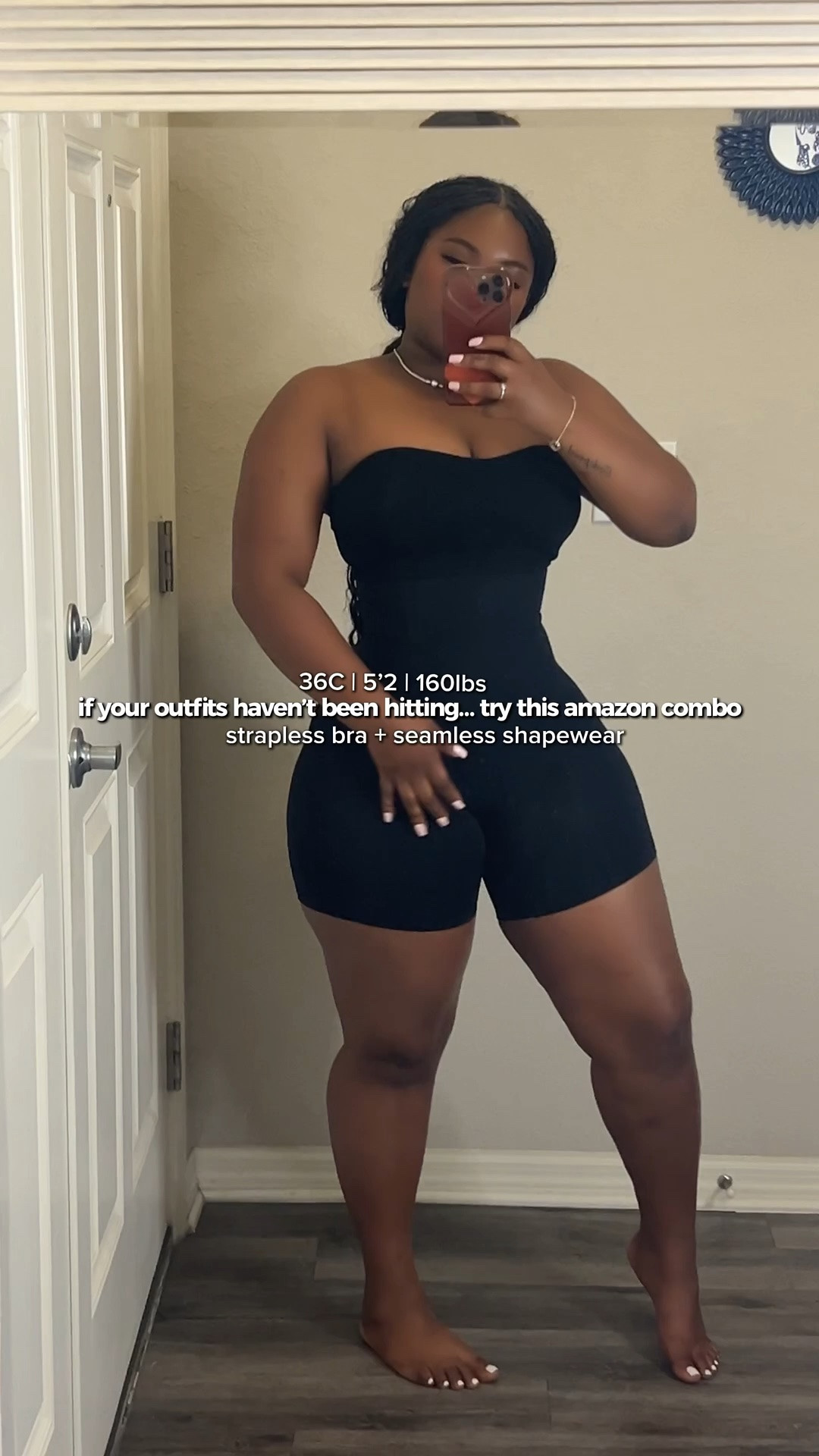 if your outfits haven’t been hitting like you want them to… it might not even be the clothes 🖤

this amazon combo — strapless bra + seamless shapewear — just makes everything fit better.

no straps, no lines, just smoother, more flattering, and snatched.

comment “link” & i got you 🖤

#petitecurvyfashion #shapewear #amazonfashion #bodyhack #springoutfits