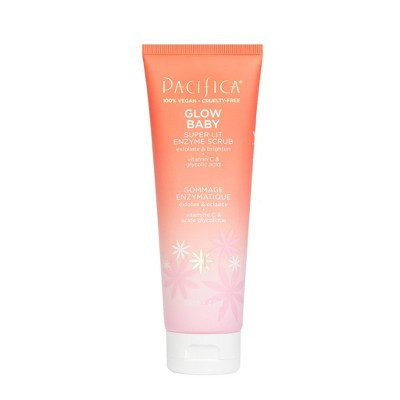 Pacifica Glow Baby Super Lit Enzyme Face Scrub - Orange Citrus - 4 fl oz | Target