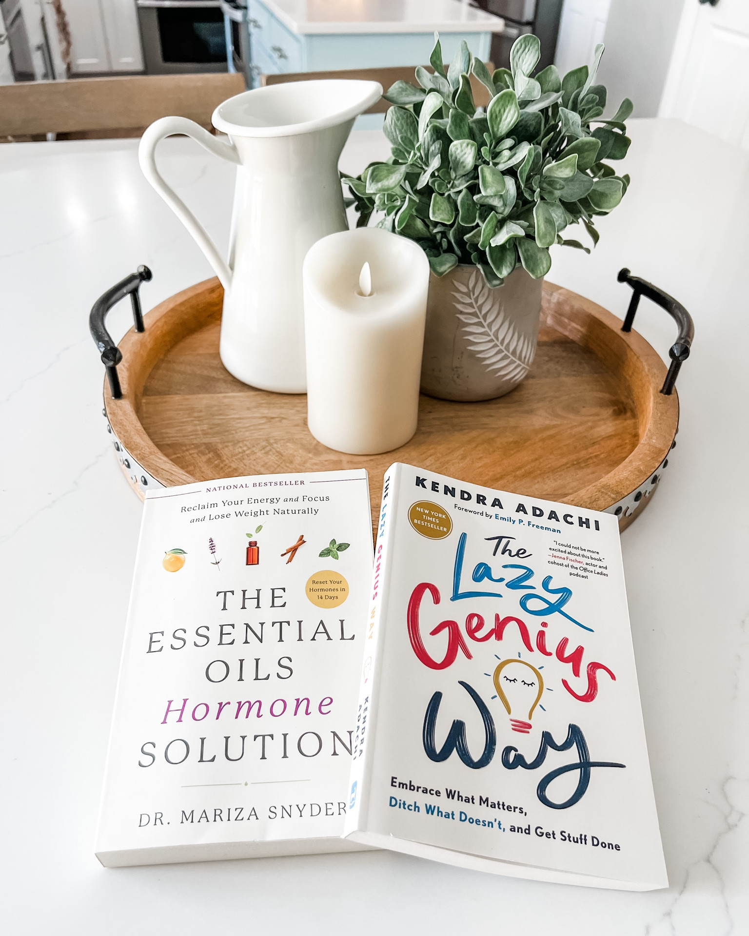 My reads for the week! Been reading up on the power of essential oils and a dear friend sent me The Lazy Genius Way. Excited to dig into both! Both are great gifts for busy moms and those who are more natural minded. 

#LTKFind #LTKhome #LTKGiftGuide