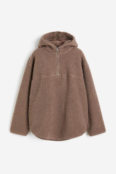 Zip-top teddy hoodie | H&M (UK, MY, IN, SG, PH, TW, HK)