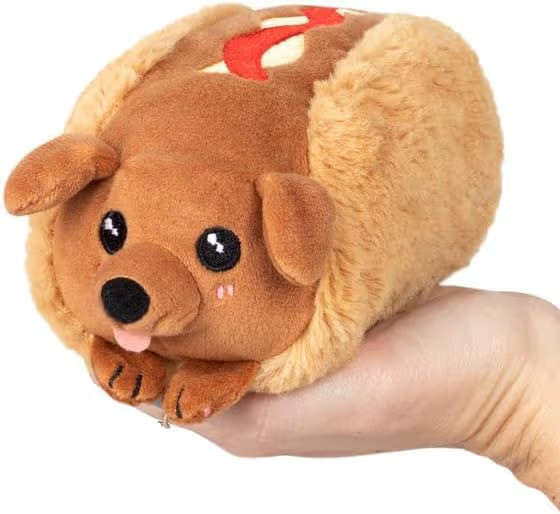 Squishable - Snugglemi Snackers Dachshund Hot Dog - SynthiSquish Collection - 8 in - Soft Toy Col... | Amazon (US)