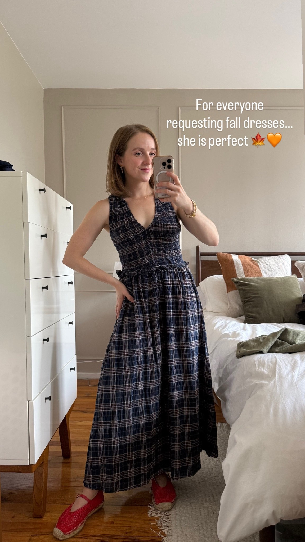 Fall dress of my dreams! Plaid printed dress with stretchy smocked bodice, lined and great for petites 
Wearing xs 
@Lulus

#LTKNYFW #LTKootd #LTKPetite