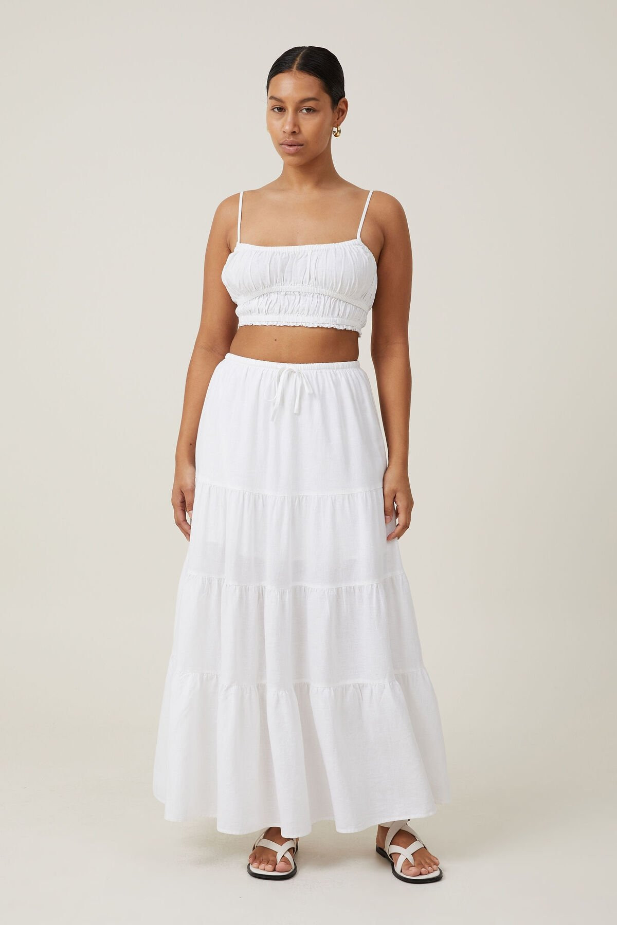 Haven Tiered Maxi Skirt | Cotton On (US)
