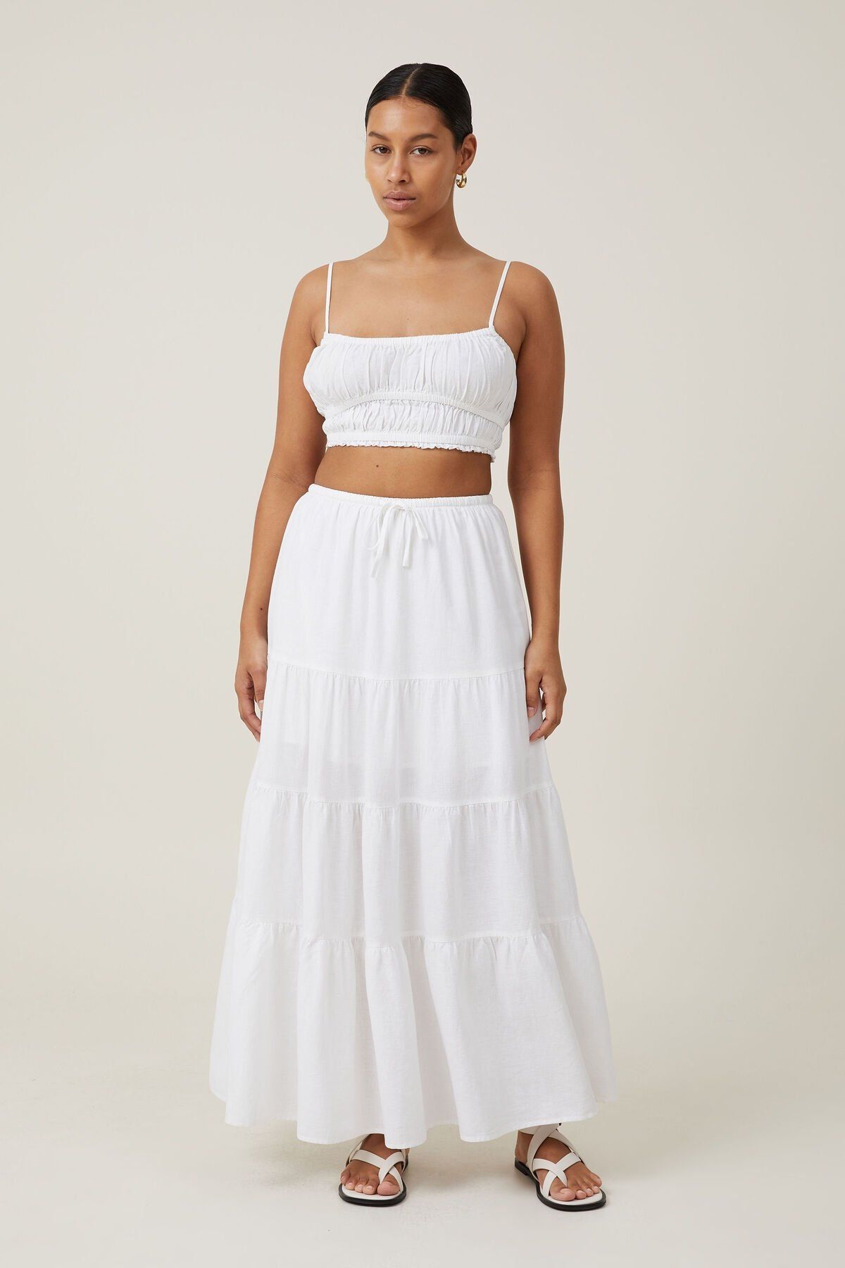 Haven Tiered Maxi Skirt | Cotton On (US)